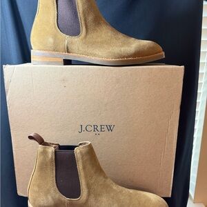 J. Crew Men's Brown Suede Ankle Boots size 10.